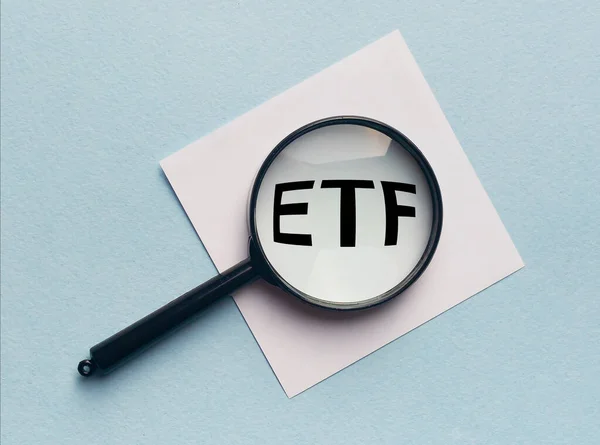 Etf Συναλλαγματικό Αμοιβαίο Κεφάλαιο Επιχειρηματική Και Χρηματοδοτική Έννοια — Φωτογραφία Αρχείου