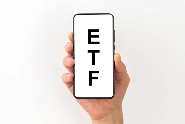 ETF - Exchange Traded Fund - Business and finance concept.