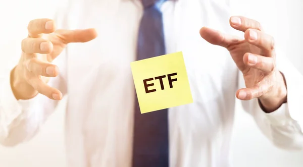 Etf Συναλλαγματικό Αμοιβαίο Κεφάλαιο Επιχειρηματική Και Χρηματοδοτική Έννοια — Φωτογραφία Αρχείου