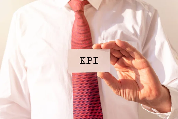 Kpi Концепция Ключевых Показателей Эффективности Акроним Бумаге — стоковое фото