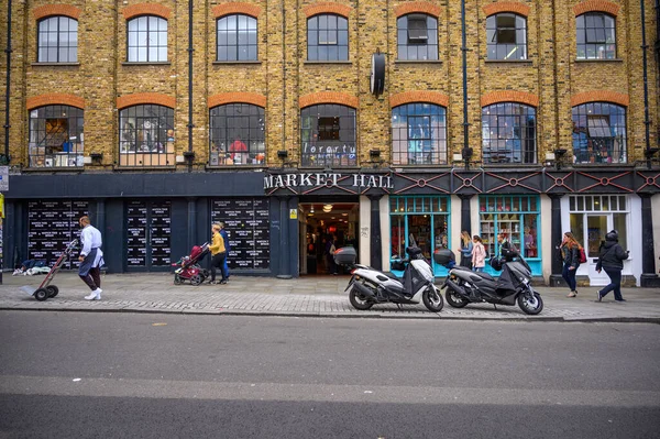 London Σεπτεμβριου 2019 Μια Είσοδος Στο Camden Lock Market Hall — Φωτογραφία Αρχείου