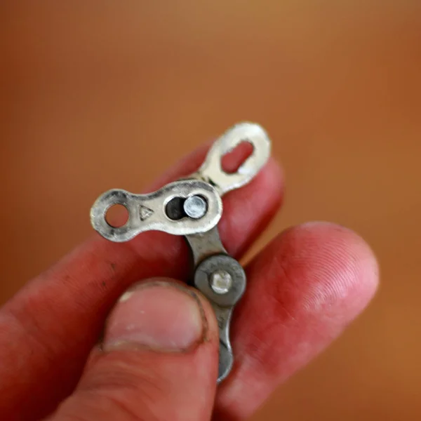 bicycle chain lock. Bicycle repair end mechanic.