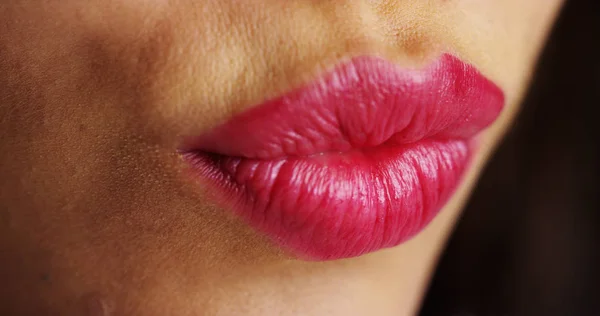 Sexy Mexicaanse Vrouw Lippen — Stockfoto