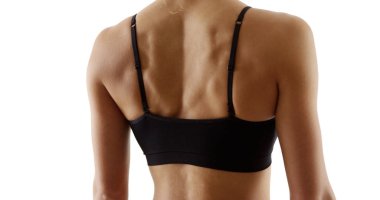 Dikiz sağlıklı karışık ırk kadın uygun