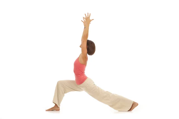 Mujer Joven Haciendo Yoga —  Fotos de Stock