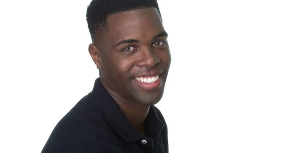 Portrait Handsome Young Black Man — Stock Photo, Image