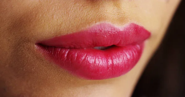 Meksykańskie Kobiety Lusciuos Usta — Zdjęcie stockowe