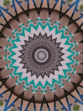 Soyut kaleydoskop arkaplanı, güzel çok renkli doku.