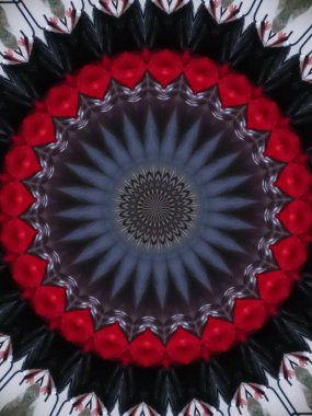 Soyut kaleydoskop arkaplanı, güzel çok renkli doku.