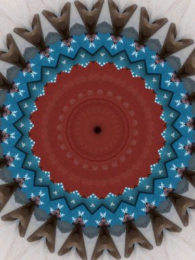 Çok güzel renkli bir kaleydoskop.