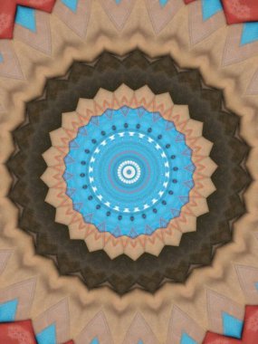 Çok güzel renkli bir kaleydoskop..