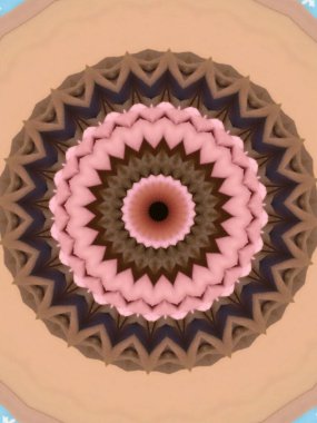 Çok güzel renkli bir kaleydoskop.