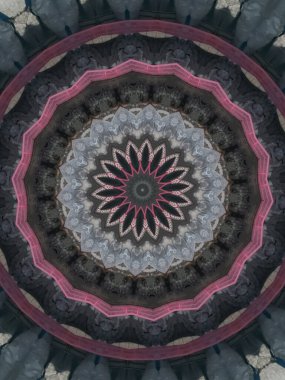 Çok güzel renkli bir kaleydoskop.