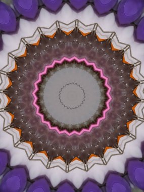 Çok güzel renkli bir kaleydoskop.