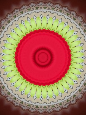 Çok güzel renkli bir kaleydoskop.