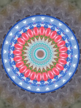 Çok güzel renkli bir kaleydoskop.