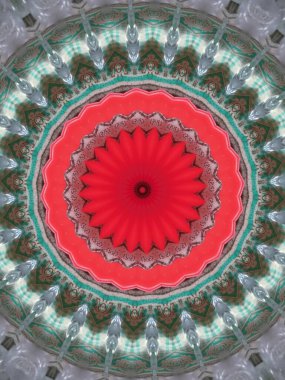 Çok güzel renkli bir kaleydoskop.