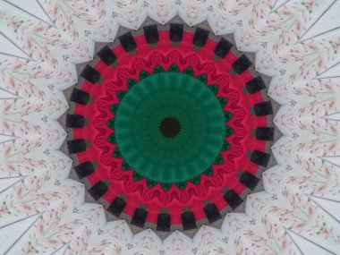 Çok güzel renkli bir kaleydoskop.