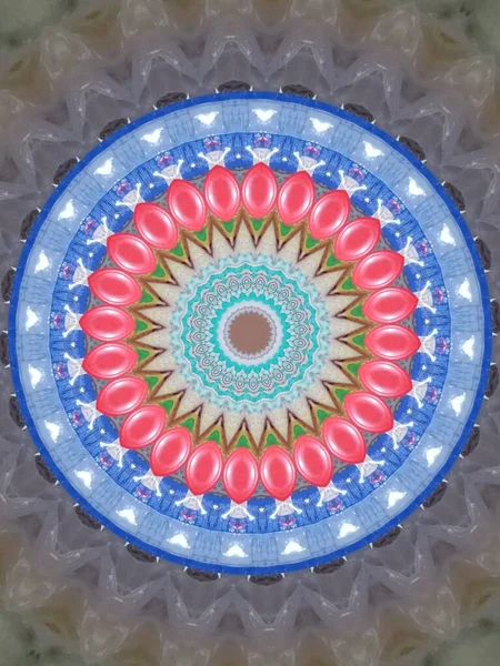 Çok güzel renkli bir kaleydoskop.