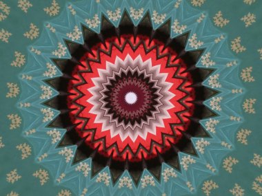 Çok güzel renkli bir kaleydoskop.