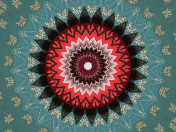 Çok güzel renkli bir kaleydoskop.