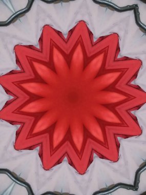 Çok güzel renkli bir kaleydoskop.