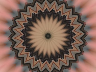 Çok güzel renkli bir kaleydoskop.