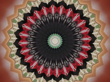 Çok güzel renkli bir kaleydoskop.