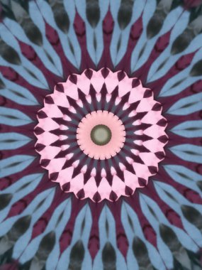 Çok güzel renkli bir kaleydoskop.