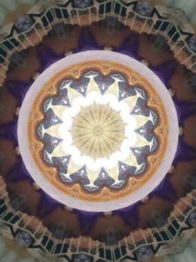 Çok güzel renkli bir kaleydoskop.