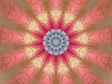 Çok güzel renkli bir kaleydoskop.