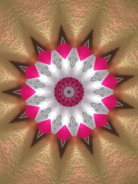 Çok güzel renkli bir kaleydoskop.