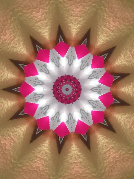 Çok güzel renkli bir kaleydoskop.