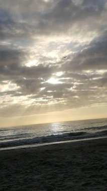 Pensacola Beach, Florida 'da günbatımı 
