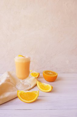 portakal Smoothie, portakal ve nane ile milkshake