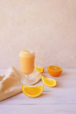 portakal Smoothie, portakal ve nane ile milkshake