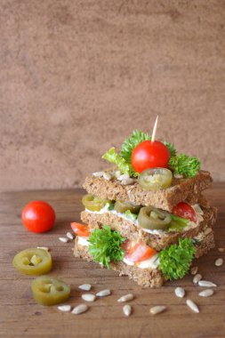 Yeni yıl için sandviç