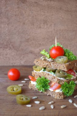 Yeni yıl için sandviç