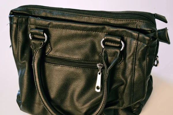 Very Good Costly Leather Handbag — Stock Photo, Image
