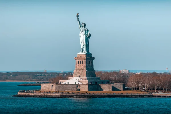 Statue of liberty in New York in the USA