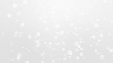 Beyaz bokeh arka plan ışık parçacıkları yüzen ile parlayan.