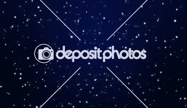 Köpüklü karanlık gece gökyüzünde yıldızlar titreşen ile arka plan beyaz parçacık ışıkları ile.