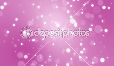 Pembe bokeh arka plan ışık parçacıkları yüzen ile parlayan.