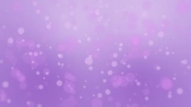 Mor bokeh arka plan ışık parçacıkları yüzen ile parlayan.