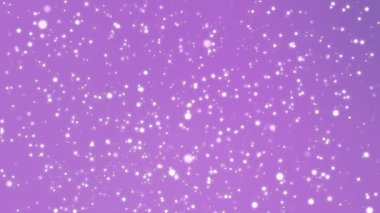 Pırıl pırıl beyaz ve sarı ışık parçacıkları ile Büyülü glitter mor arka plan.