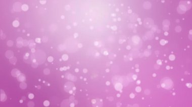 Yüzen ışık parçacıkları ile romantik macenta pembe parlayan bokeh arka plan.