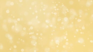 Yüzen ışık parçacıkları ile güzel yumuşak altın bokeh arka plan.