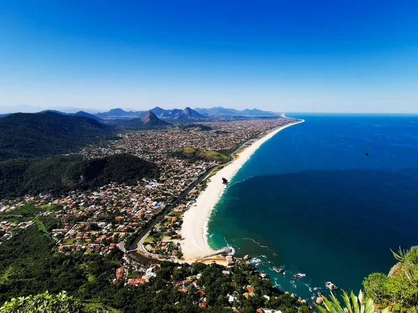 View Never Ending Beach Top Trail Head North Rio City — Stock Photo, Image