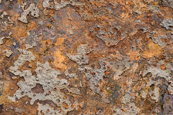 Επιφάνεια Από Σκουριασμένο Μέταλλο Ίχνη Από Διάβρωση Και Τους Ρύπους — Φωτογραφία Αρχείου