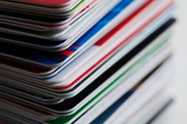 kredi kart yığınını